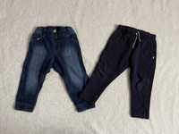 Spodnie jeansowe  getry rozmiar 92 H&M