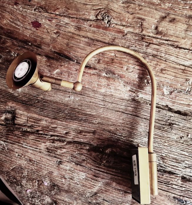 Mosiężny kinkiet Peters Design vintage loft x 4