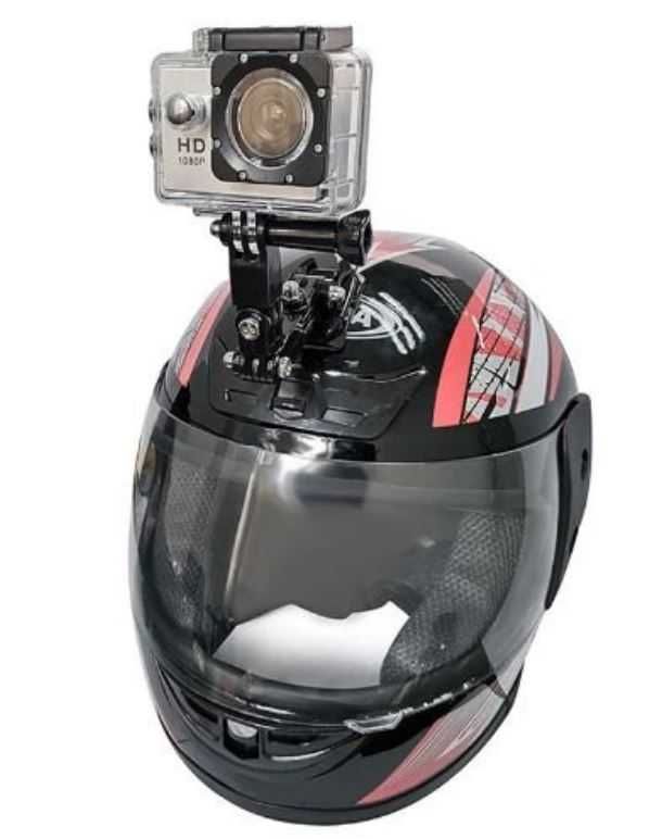 acessórios go pro, capacete e água