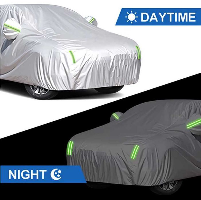 Gruby Pokrowiec na Samochód Zimę Całoroczny Plandeka XL L Wodoodporny
