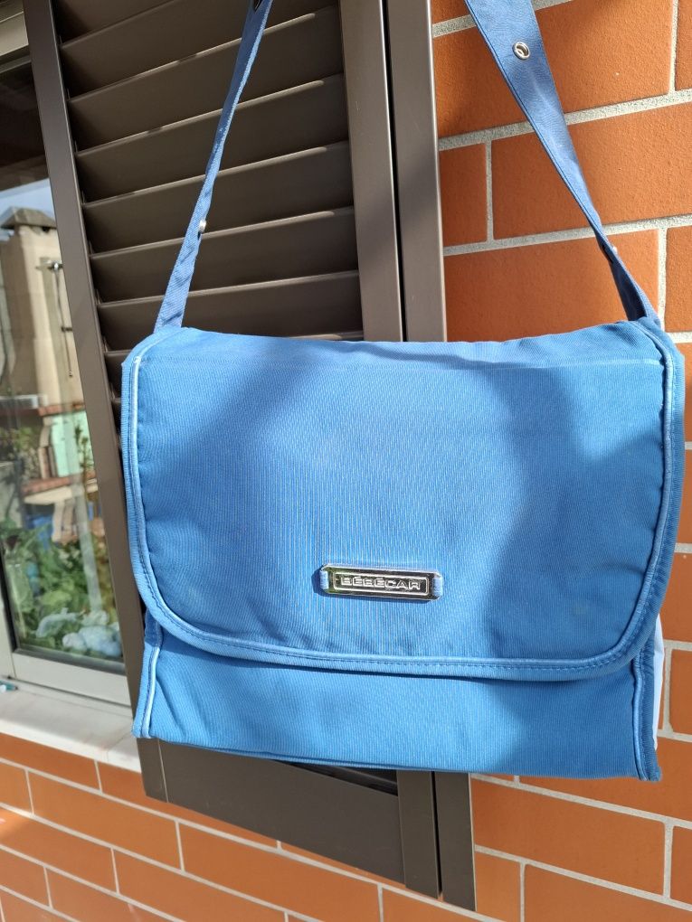 Saco para bebé em azul