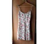 Vestido com padrão flores S
