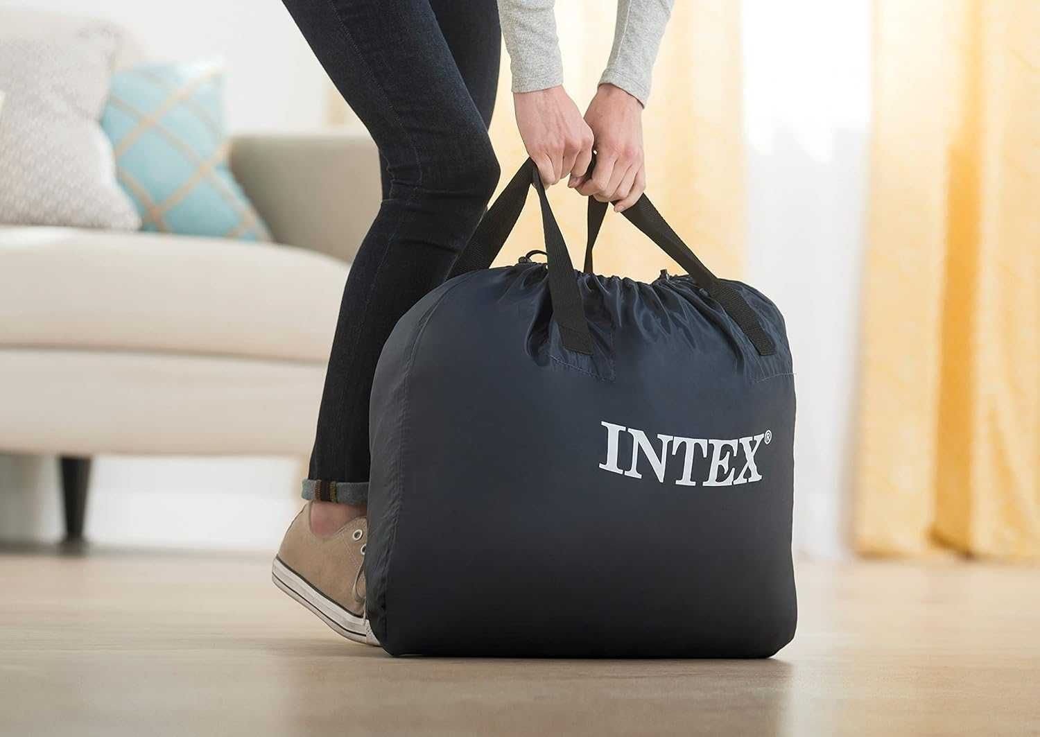 Materac samopompujący Fiber-Tech RP  99 cm x 191 cm x 46 cm INTEX