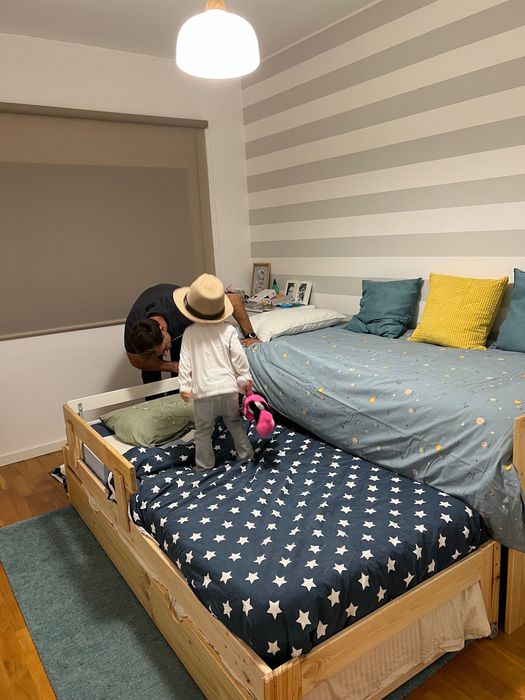 Vendo cama gaveta com 1 colchão incluído solteiro