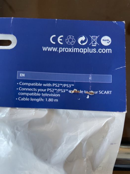 Cabo PS3 PS2 para RGB 21 Pinos