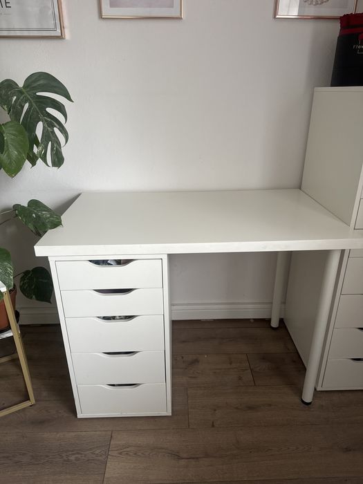 Komoda alex ikea + biurko + krzesło
