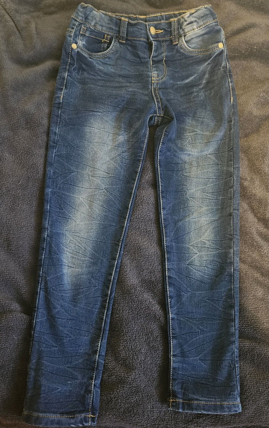 Spodnie jeans chłopięce r122