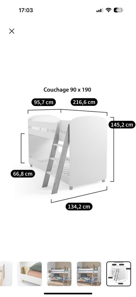 Beliche com estrados La Redoute