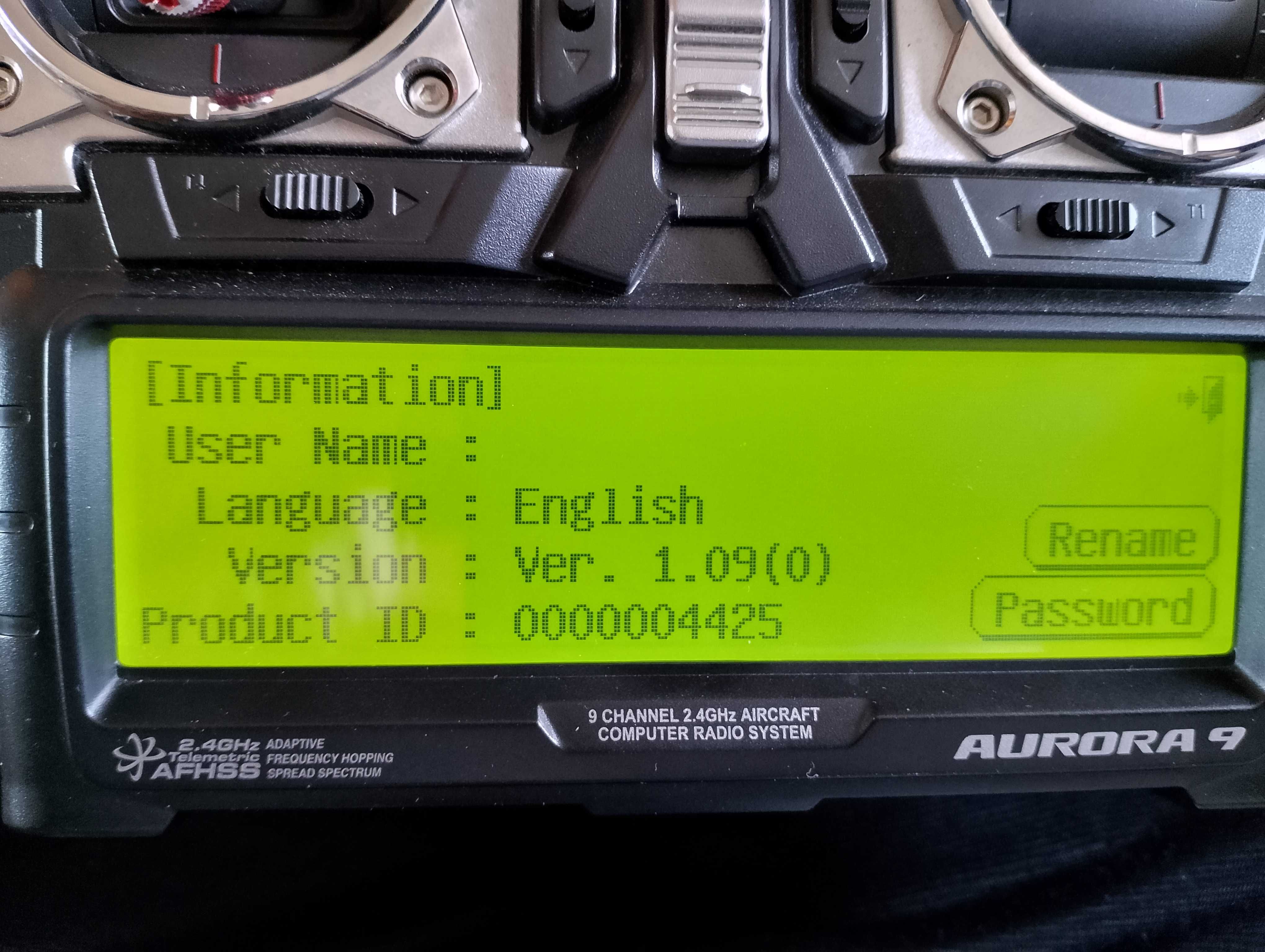 Aparatura RC Hitec Aurora 9 -zadbana=jak nowa .taniej nie puszczę!!!