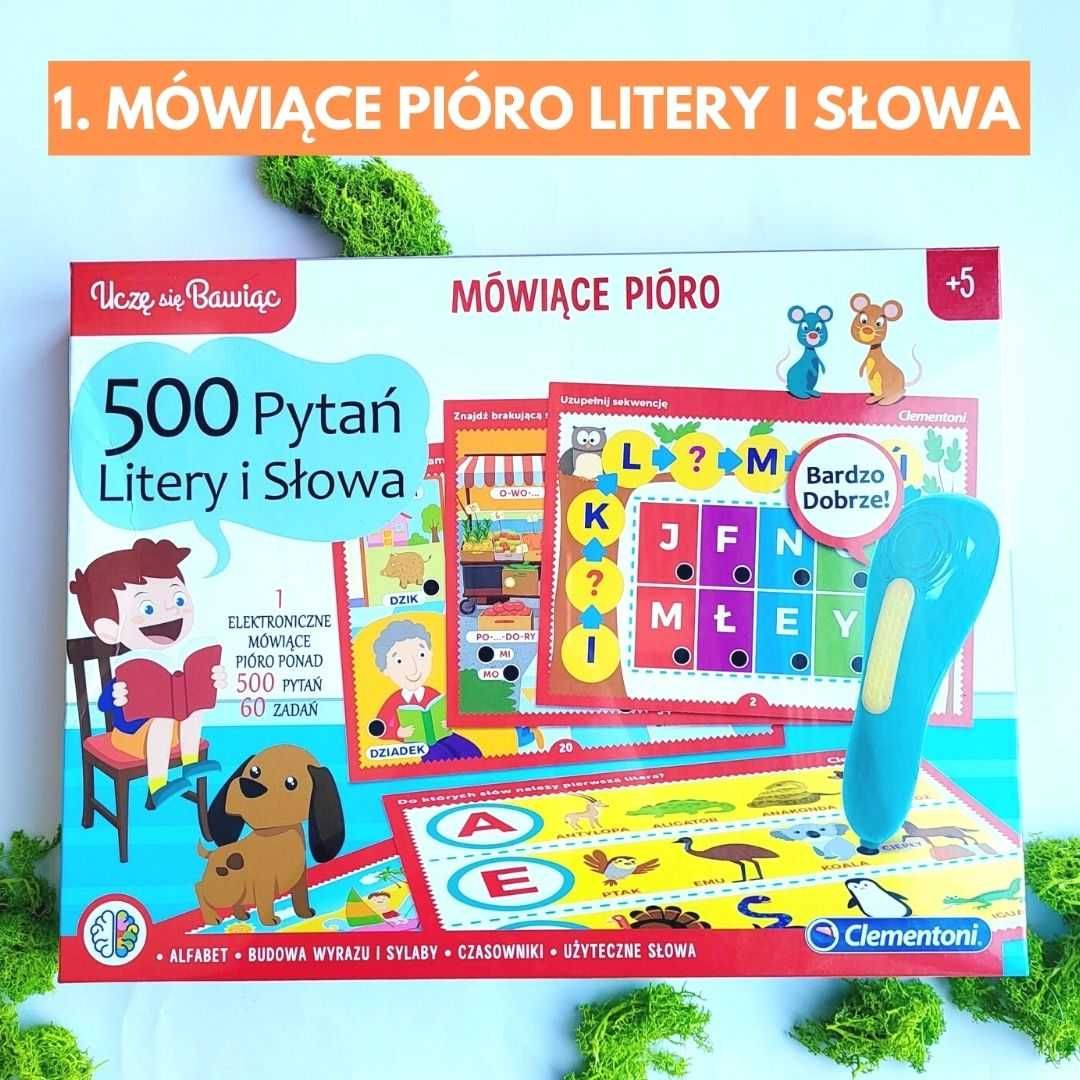 Zestaw zabawek dla chłopca 5+ prezent na Święta MÓWIĄCE PIÓRO