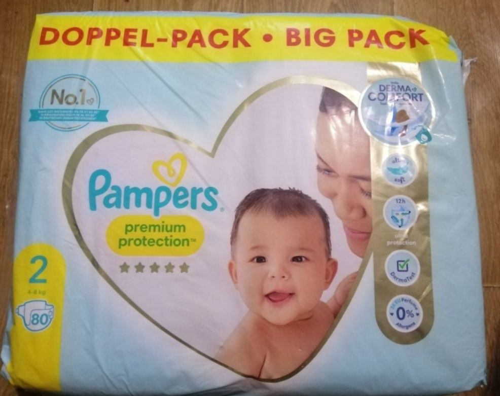 Продам подгузник памперс Pampers premium 2 - 80 шт