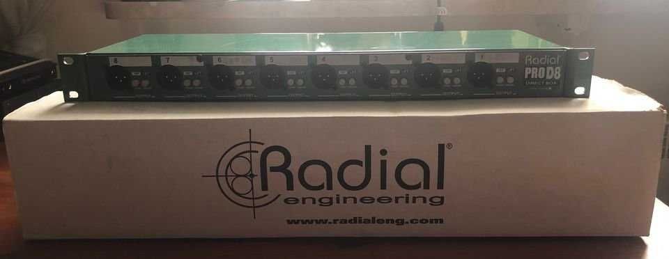 Radial ProD8 DI- Box 8 kanałowy