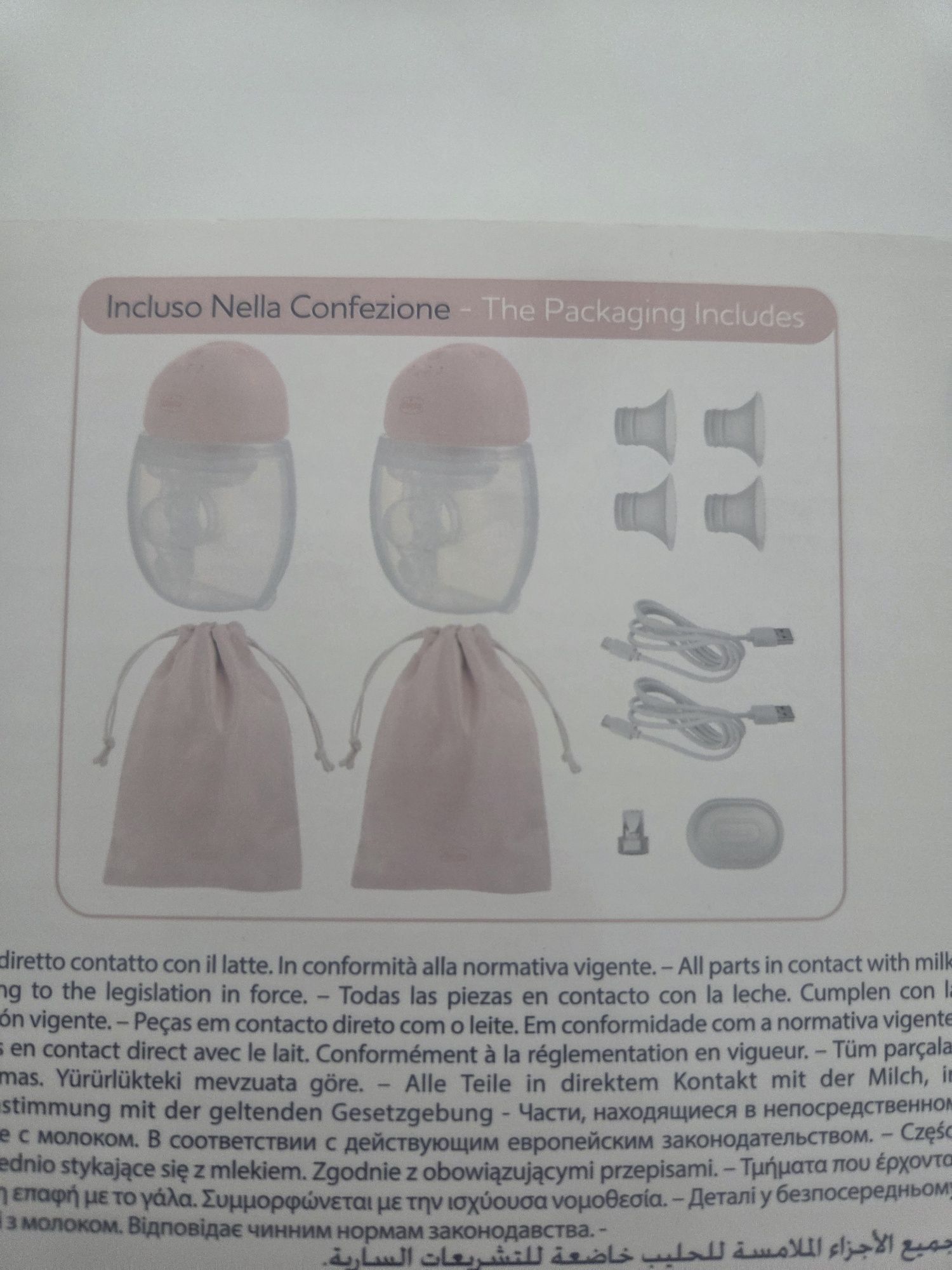 Bomba extratora de leite portátil