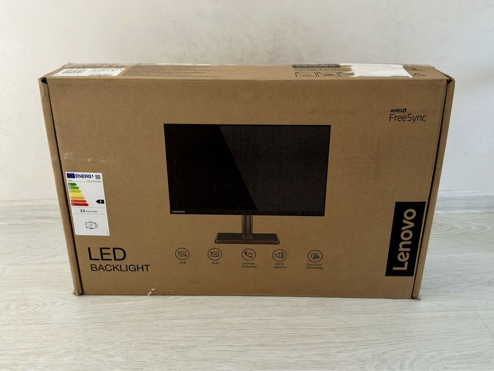 Продам монітор, 1440p, Lenovo L24q-35. 75Hz, QuadHD 23.8"