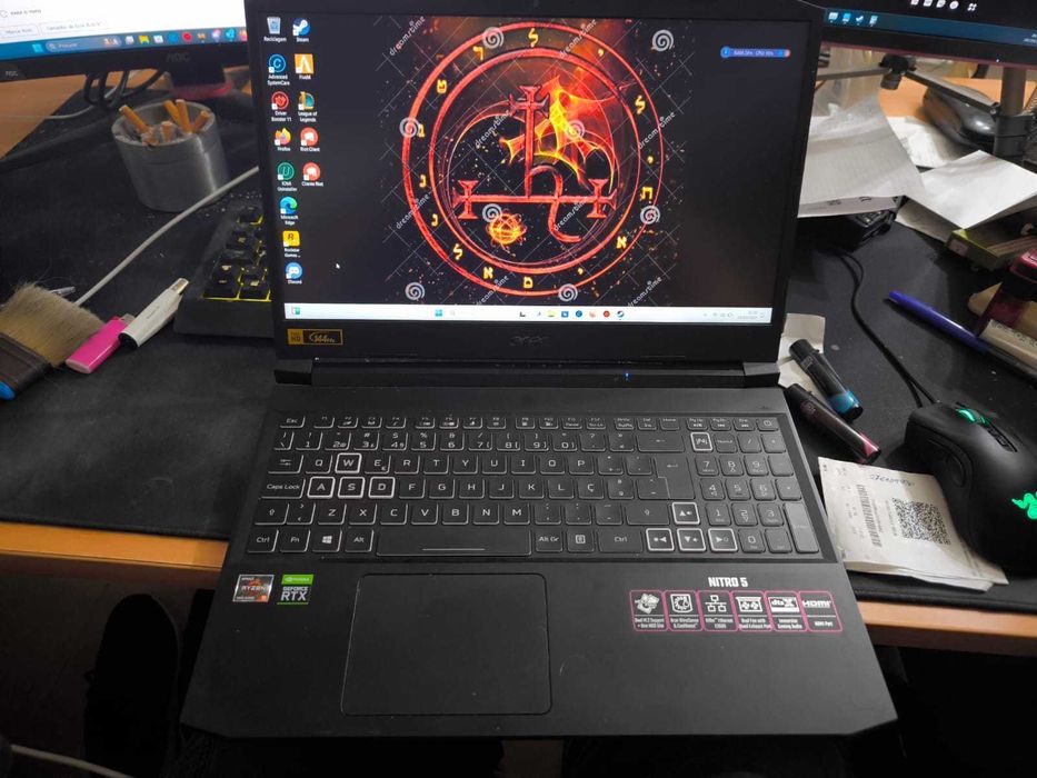 ACER NITRO5 - AN515-45 AMD Ryzen 5 5600H / RTX 3060 /24 RAM / 1TB SSD