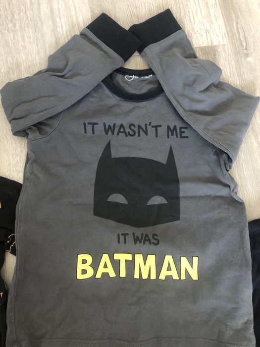 Batman bluzki 3 sztuki zestaw rozmiar 92cm