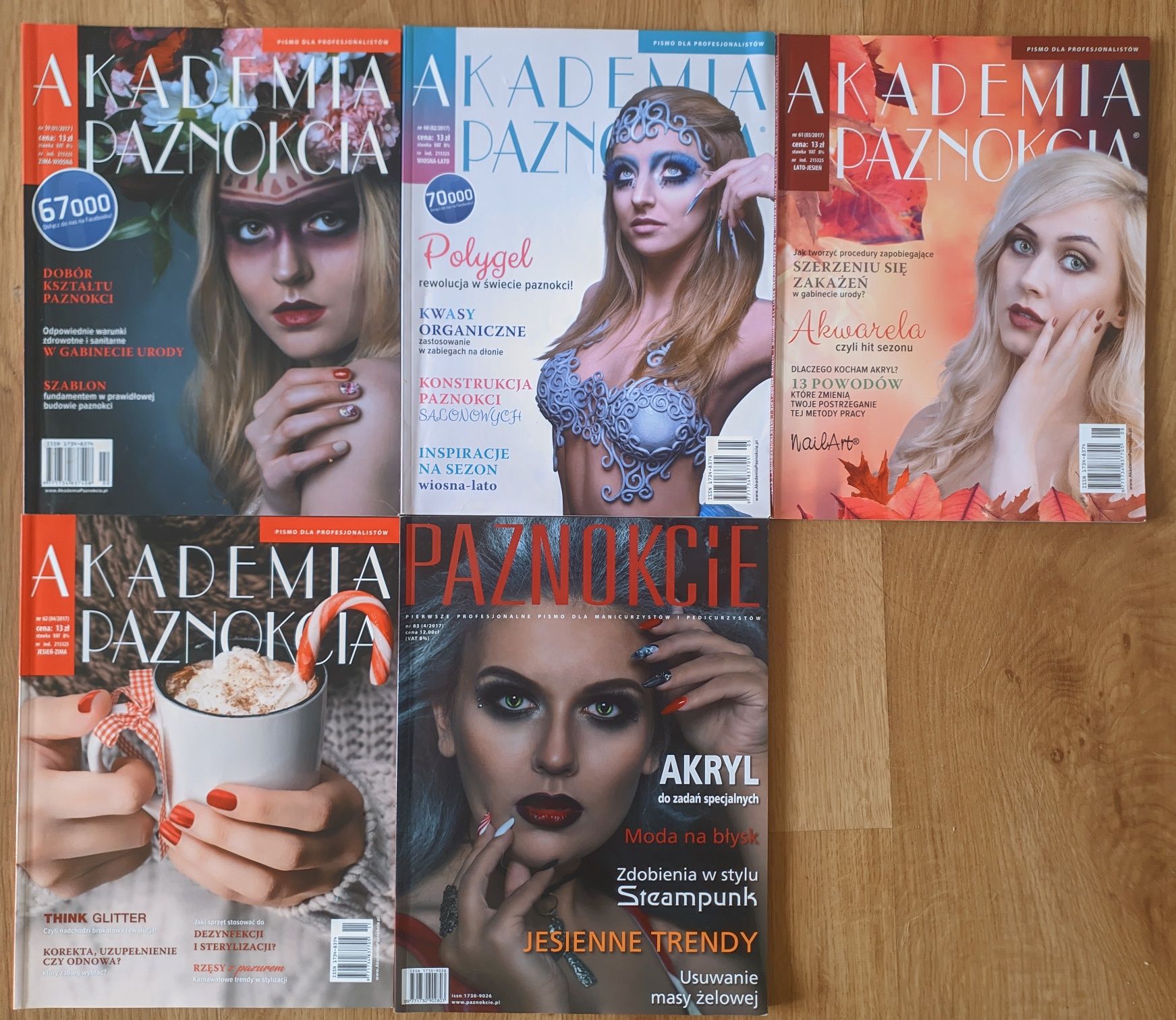 Czasopismo Akademia Paznokcia rocznik 2017