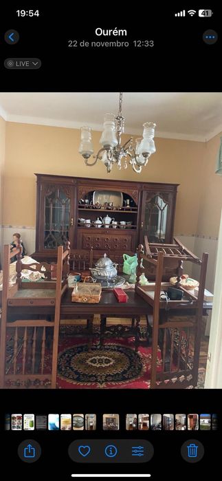 Vendo mobília antiga, em muito bom estado