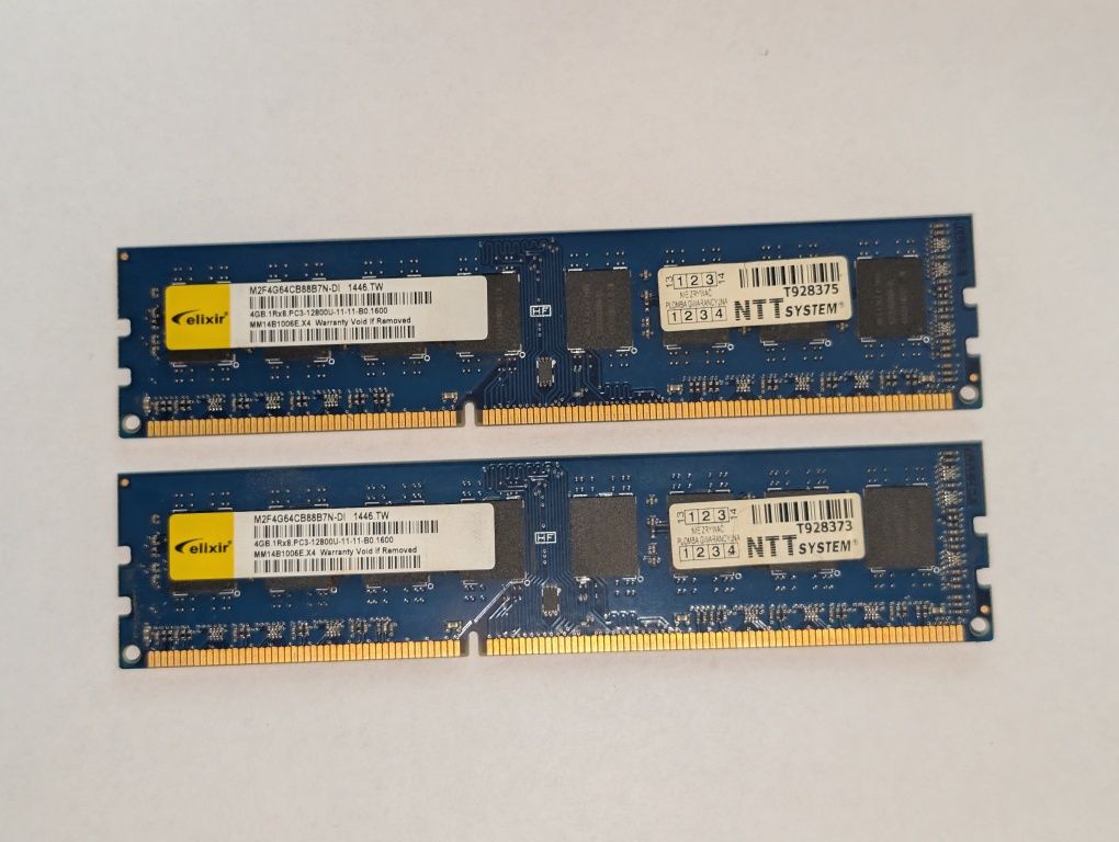 Pamięć ram DDR3 2X4 8GB 1600