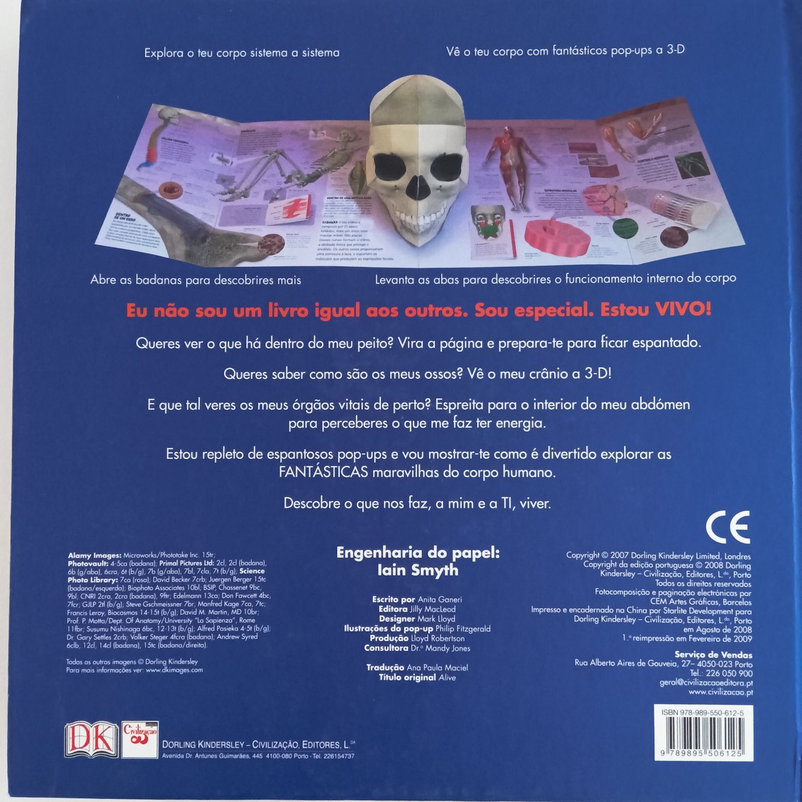 Estou vivo, livro pop-up