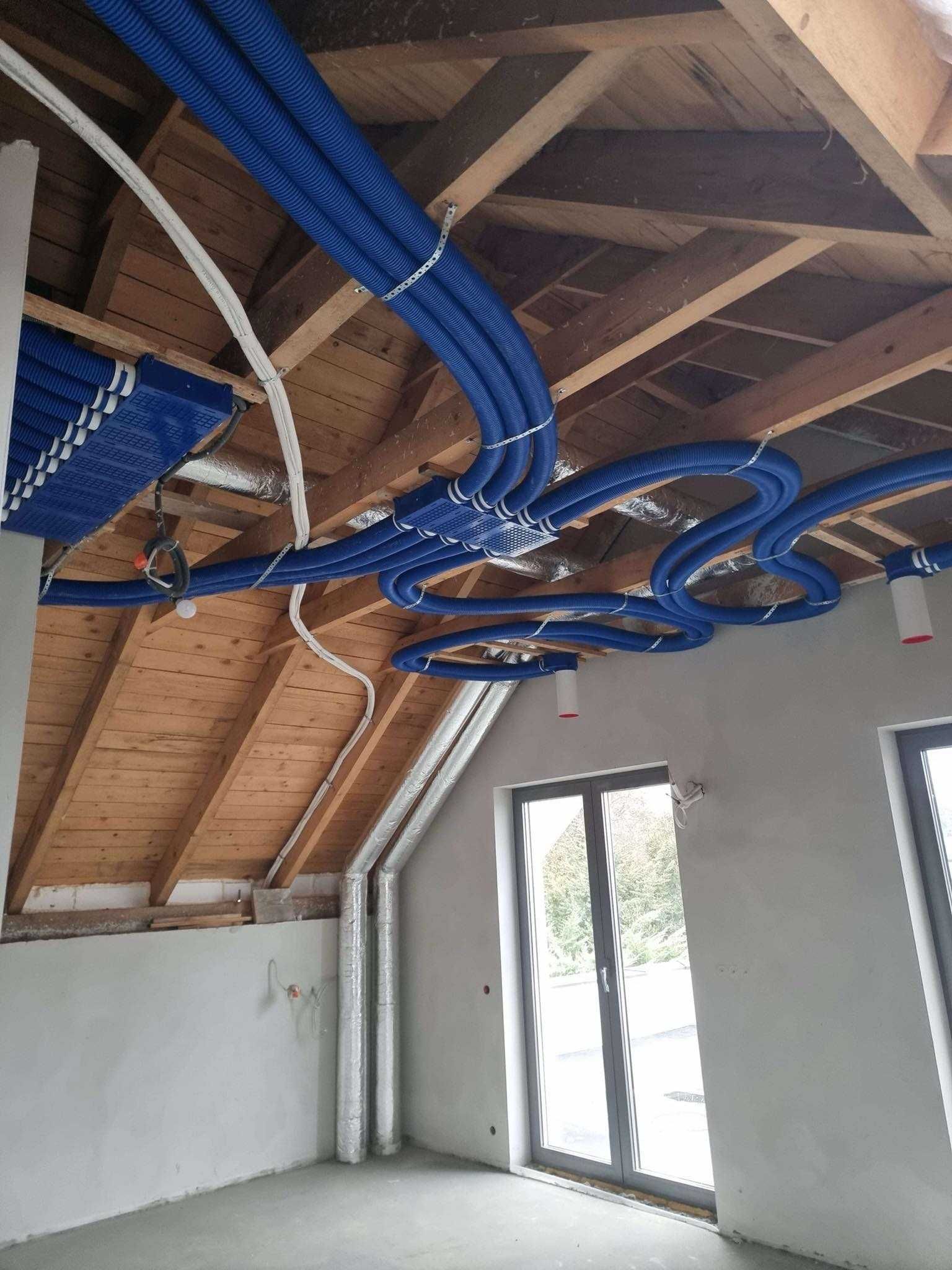 Instalacje grzewcze wod kan gaz c.o. ogrzewania podłogowe rekuperacja