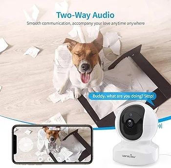 Kamera wewnętrzna wansview q5 2k full hd wifi czarna