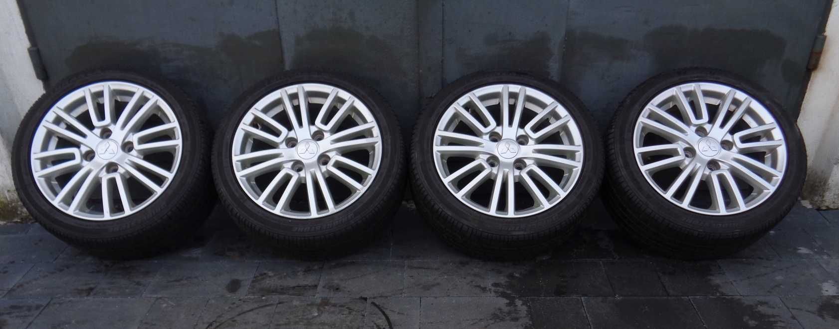 Oryginalne alufelgi Mitsubishi Colt CZ3 16 cali 4x114,3 + opony letnie