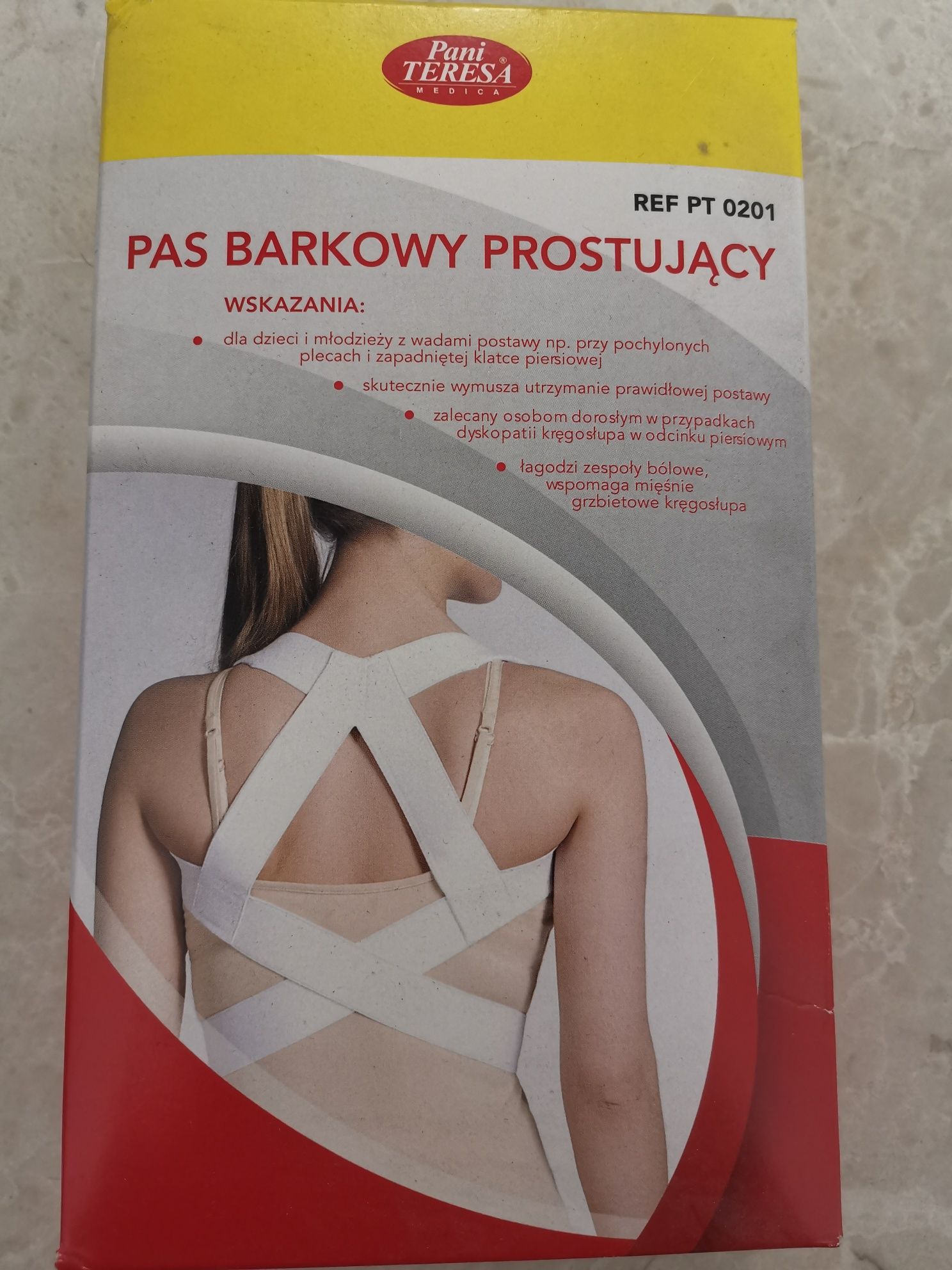 Pas barkowy prostując XL