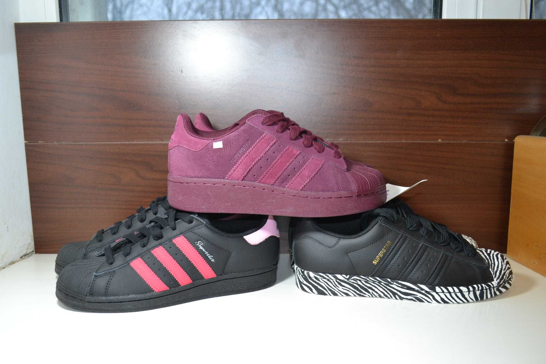 adidas superstar xlg bordo zebra 38.5р кроссовки оригинал кеды
