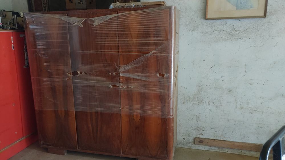 Debowe szafy duze wiekowe PRL lata 1950