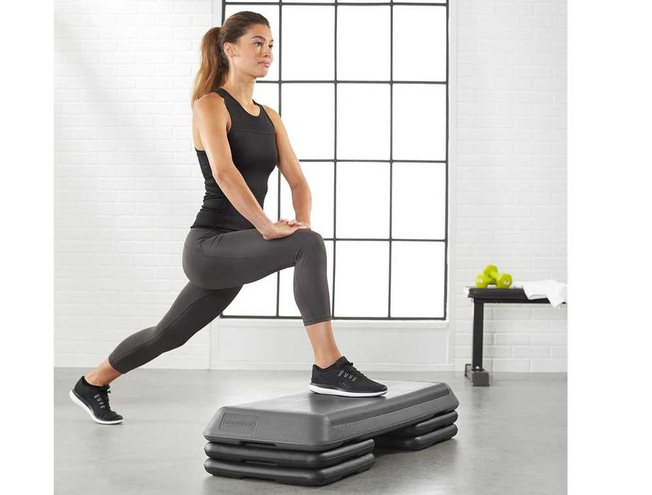 STEP do ćwiczeń fitness 2 STOPNIOWY CZARNY Amazon