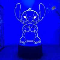 Lampka nocna Stitch 3D LED