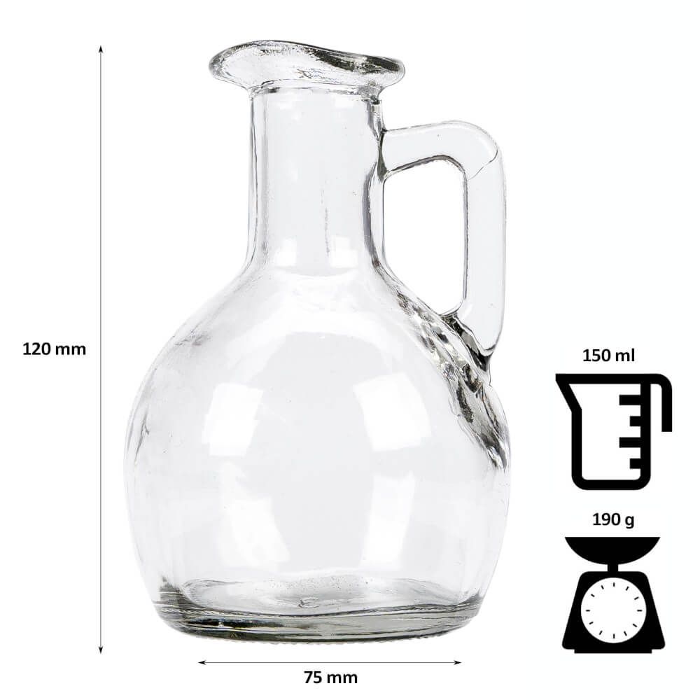 10x buteleczka butelka GALONIK 150 ml na oliwę z korkiem