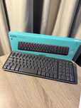 Клавіатура бездротова Logitech K250 Bluetooth UKR Graphite