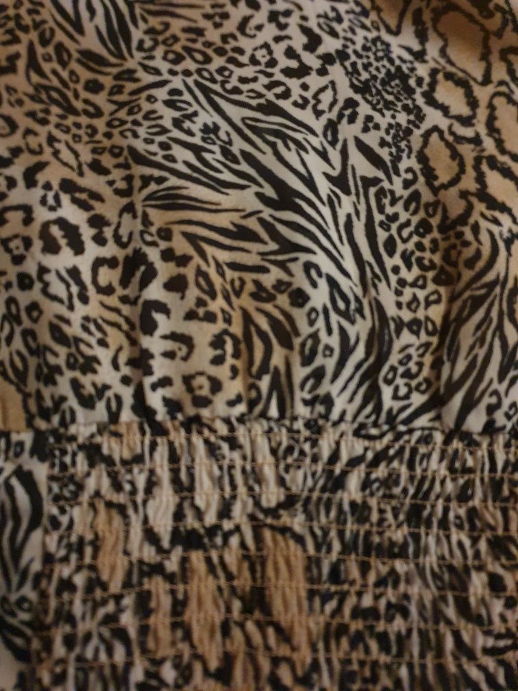 Blusa/top animal print