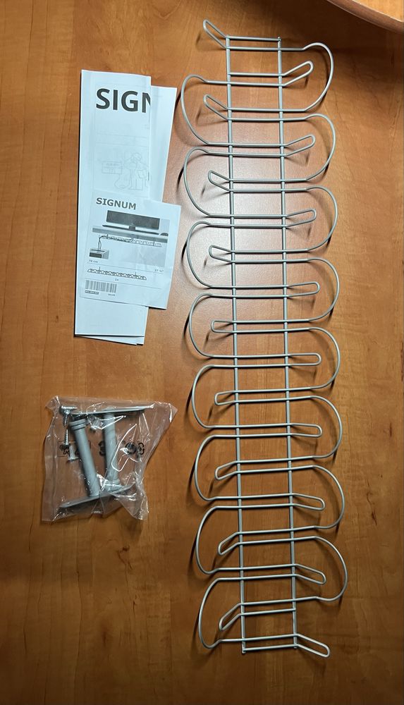 Organizer kabli / półka na kable - Ikea Signum
