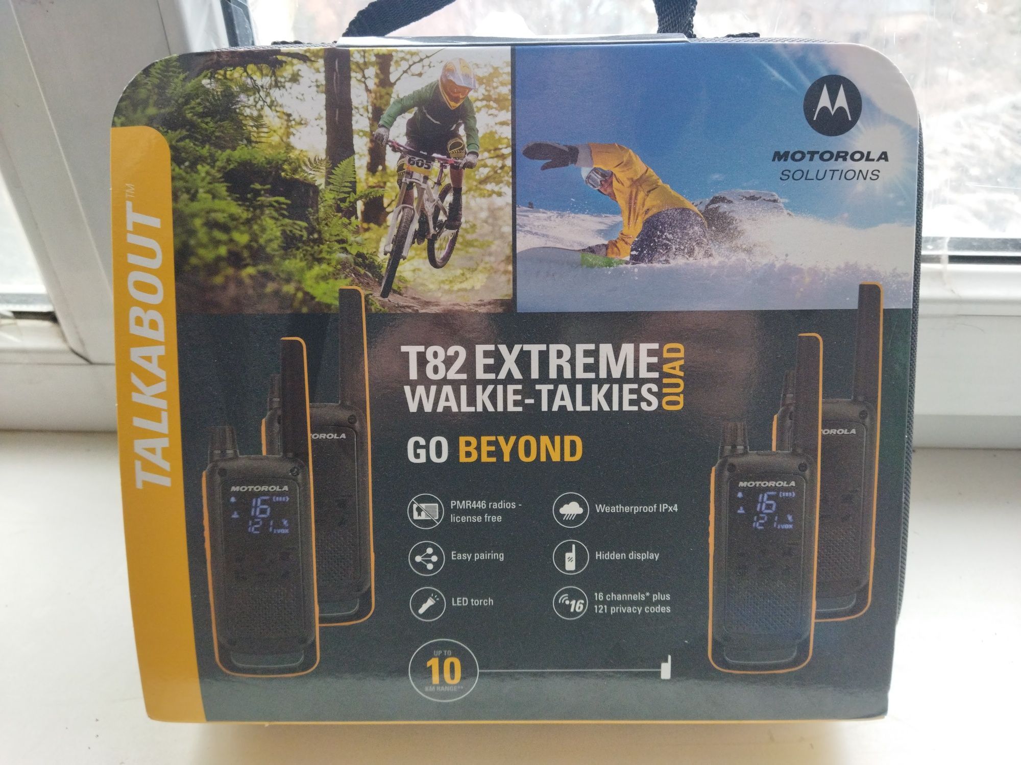 Рація портативна Motorola Talkabout T82 Extreme Quad Pack 4 штуки