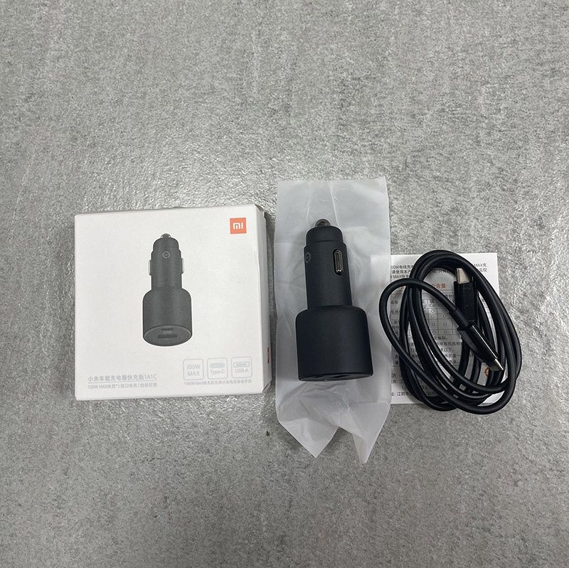 Автомобильное зарядное Xiaomi Car Charger USB+USB-C 100W (CC07ZM)