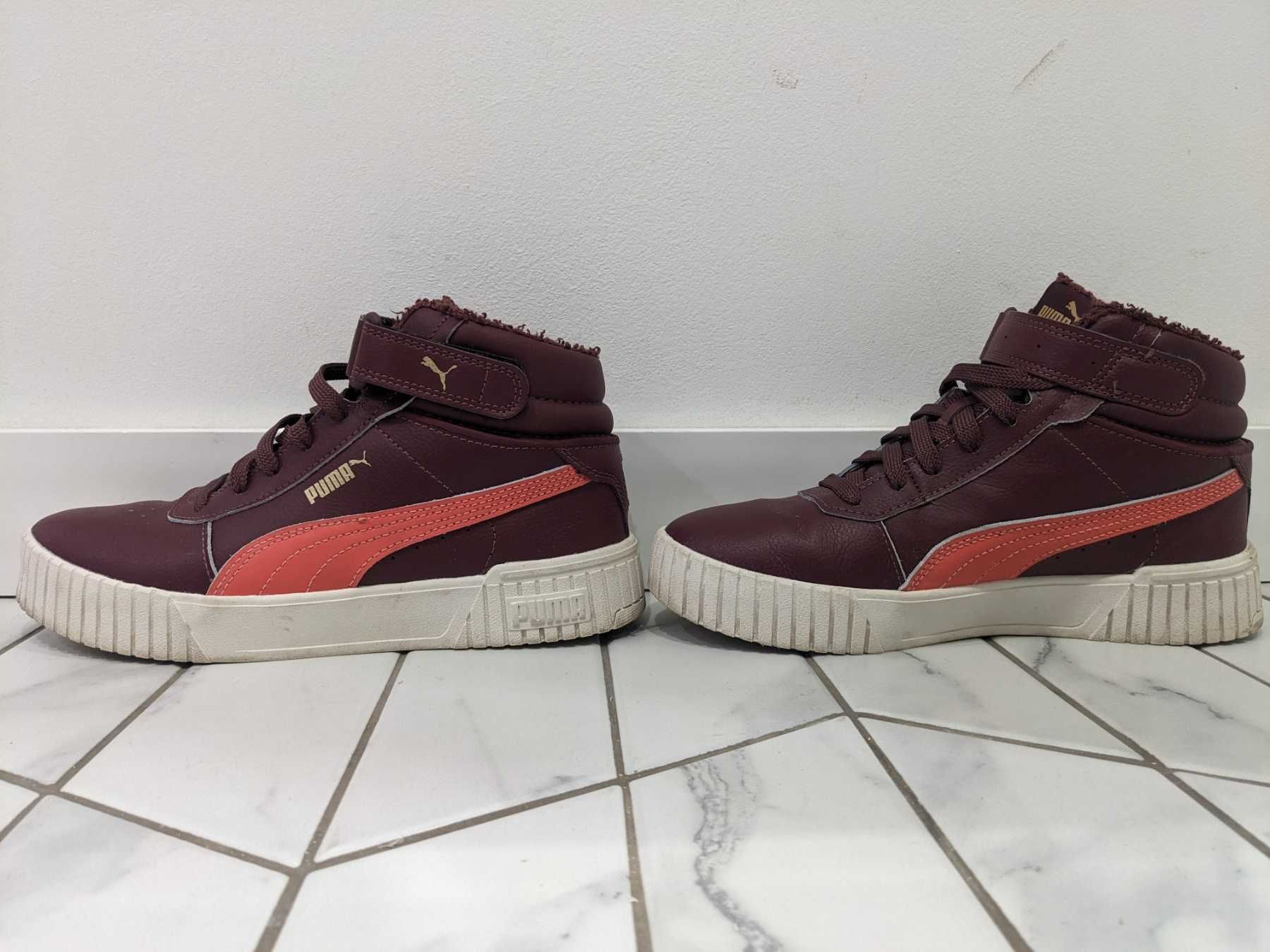 38р 24см зимові Кеди Puma Carina 2.0 Mid WTR черевики чоботи кросівки