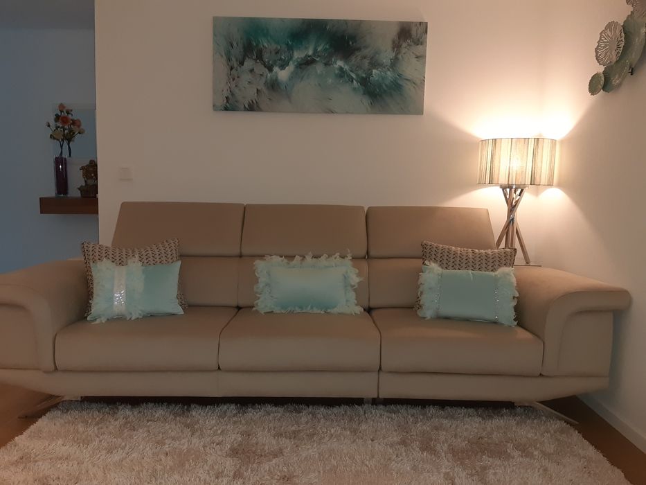 Almofadas decorativas verde água