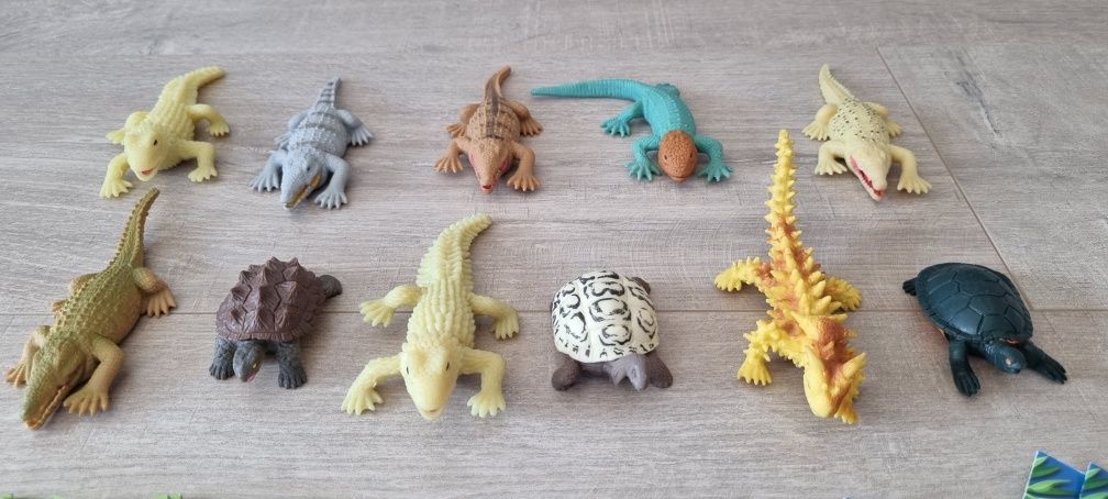 Deagostini figurki Drapieżne Gady 11 sztuk