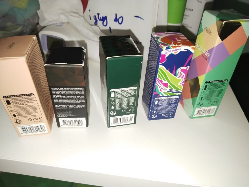 Perfumy zestaw 5 sztuk