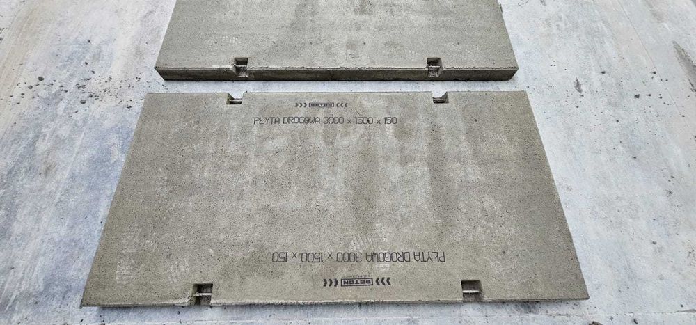 Płyty drogowe betonowe 300x150x15
