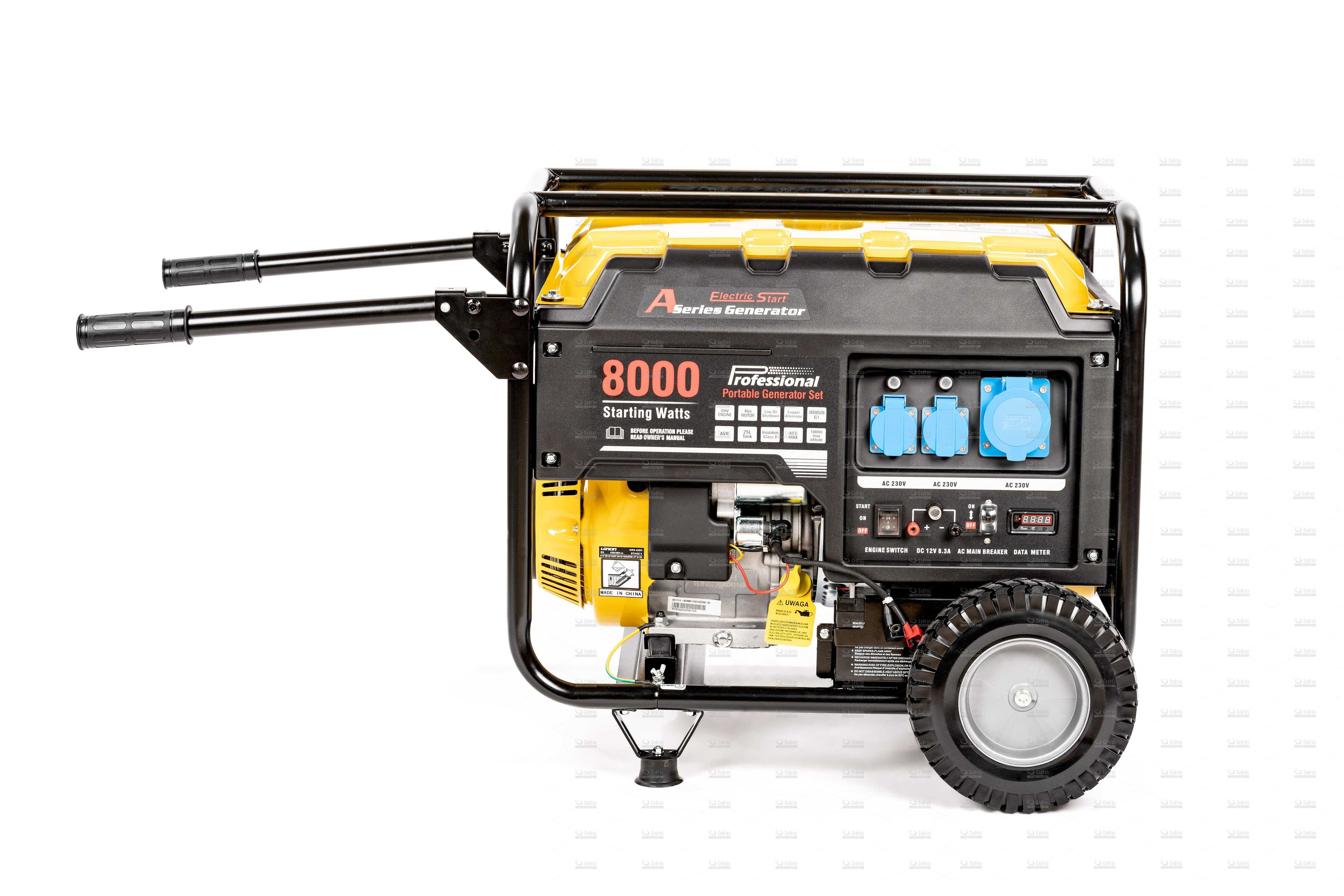 Agregat prądotwórczy Loncin LC8000D-AS-1F jednofazowy, Raty 0