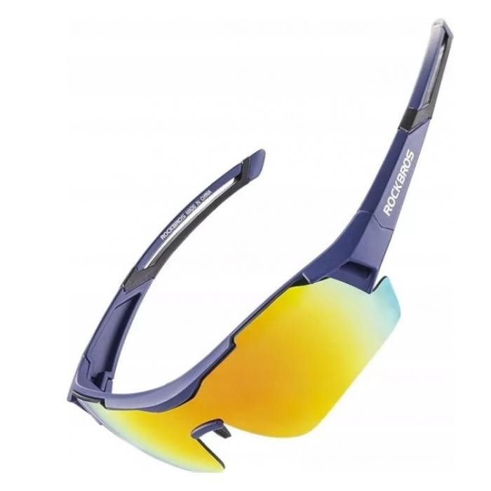 Okulary sportowe z polaryzacją ROCKBROS UV400 (10118) niebieskie