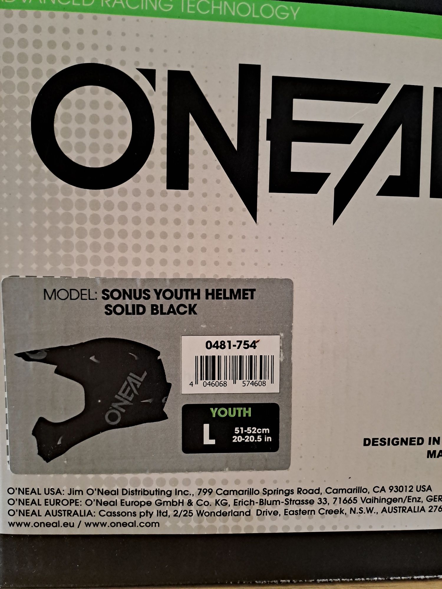 Nowy kask O'neal r.L