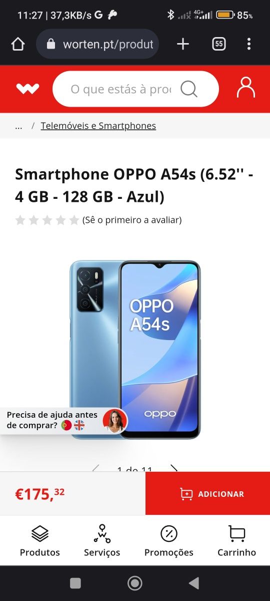 OPPO a54s PERFEITO estado