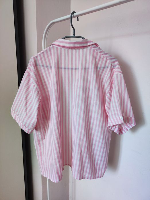 Oversize koszula z krótkim rękawem