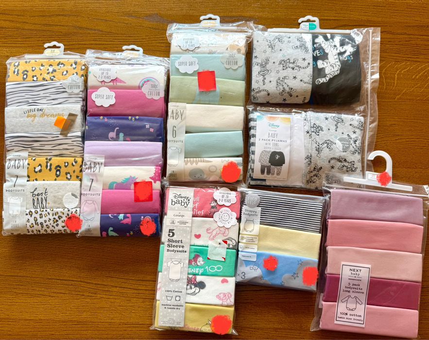 68 cm Body i Pajace dla Chłopca i dziewczynki, 3- 6 KILKA zdjęć GEORGE