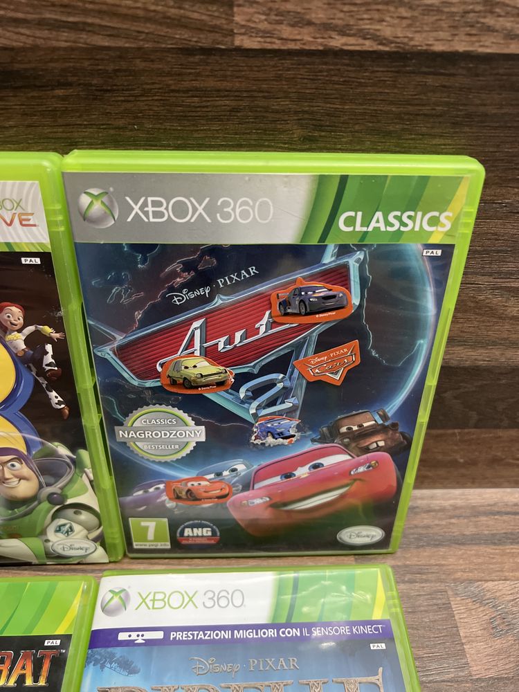 Xbox 360 Merida Waleczna, Auta 2, Toy Story 3, Mortal Kombat!